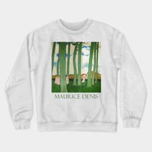 Landscape with Green Trees by Maurice Denis Crewneck Sweatshirt